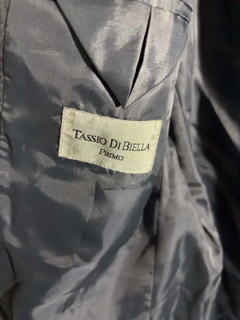 Tassio Di Biella Primo Gray Wool Blend Sport Coat Blazer